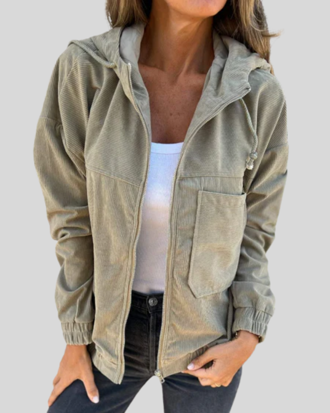 Mabel | Soft Zip-Up Vest