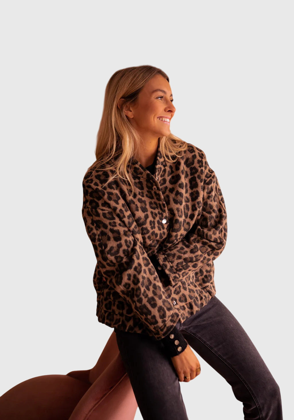 Elodie | Women's Stylish Leopard Print Jacket