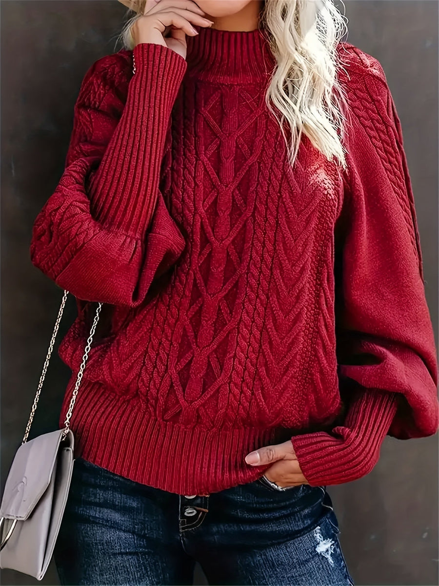 Lory | Casual Long Sleeve Knitted Sweater