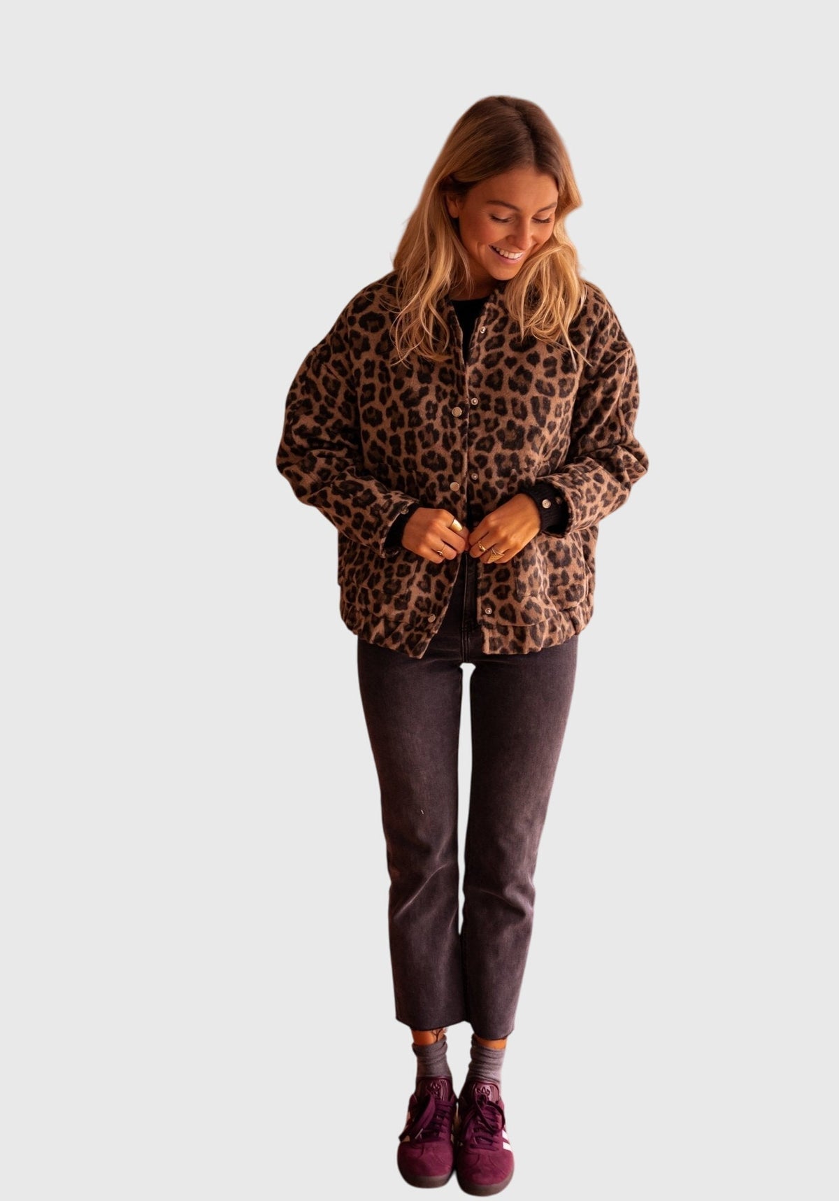 Elodie | Women's Stylish Leopard Print Jacket