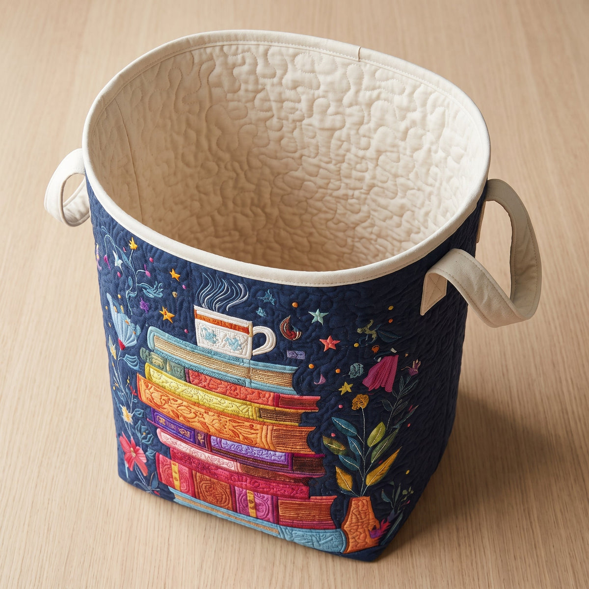 Dreamy Pages Quilted Basket