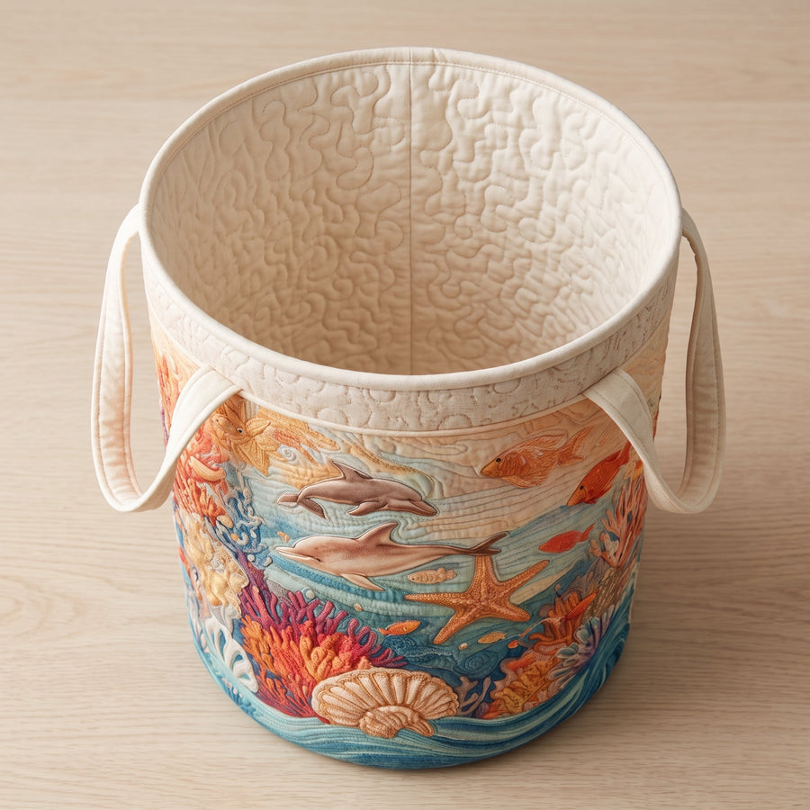 Sea Breeze Quilted Basket