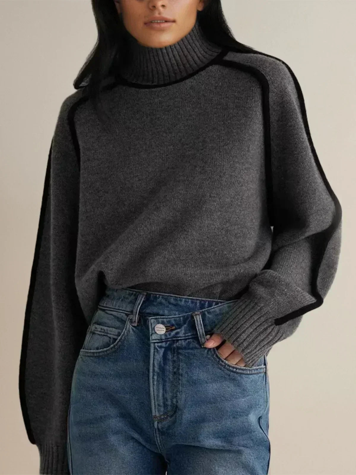 Donna | Elegant Turtleneck sweater