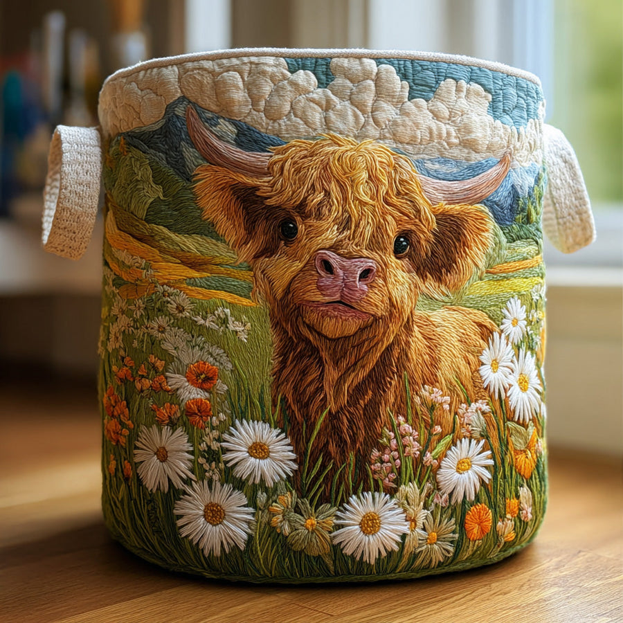 Blooming Highlands Quilted Basket