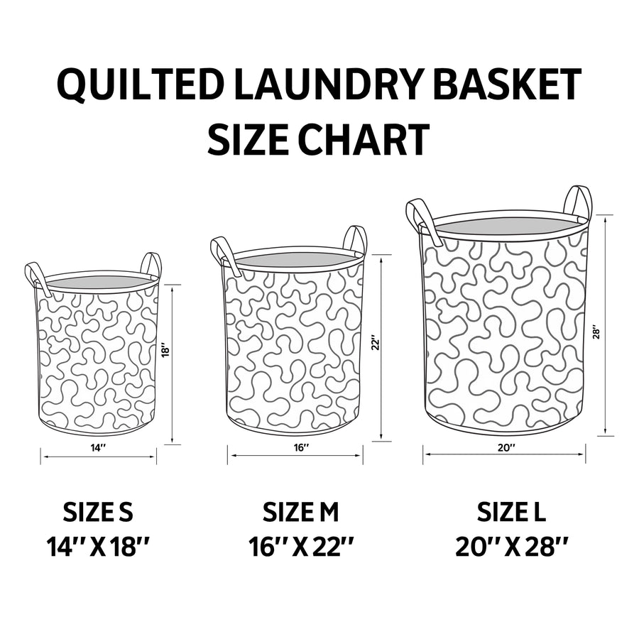 Blue Lupin Quilted Basket