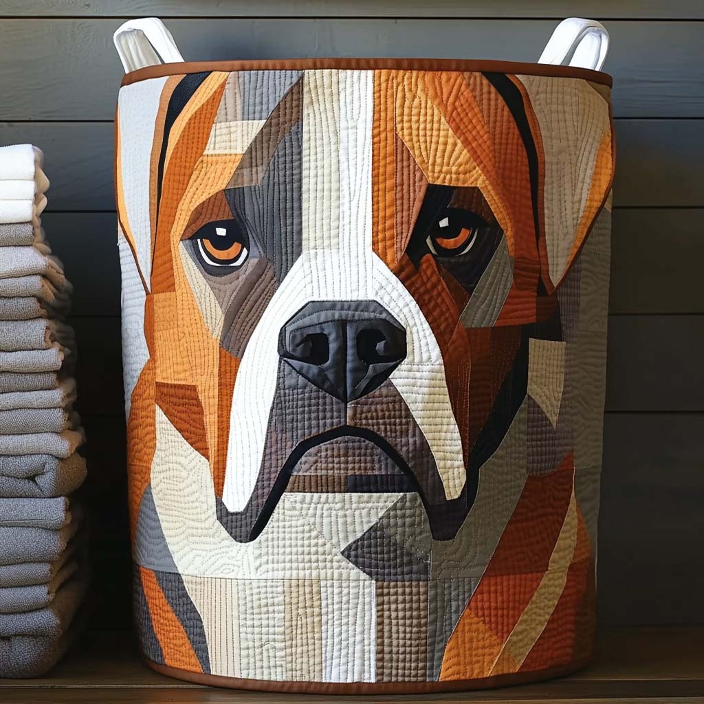 Bold Boxer Quilted Basket