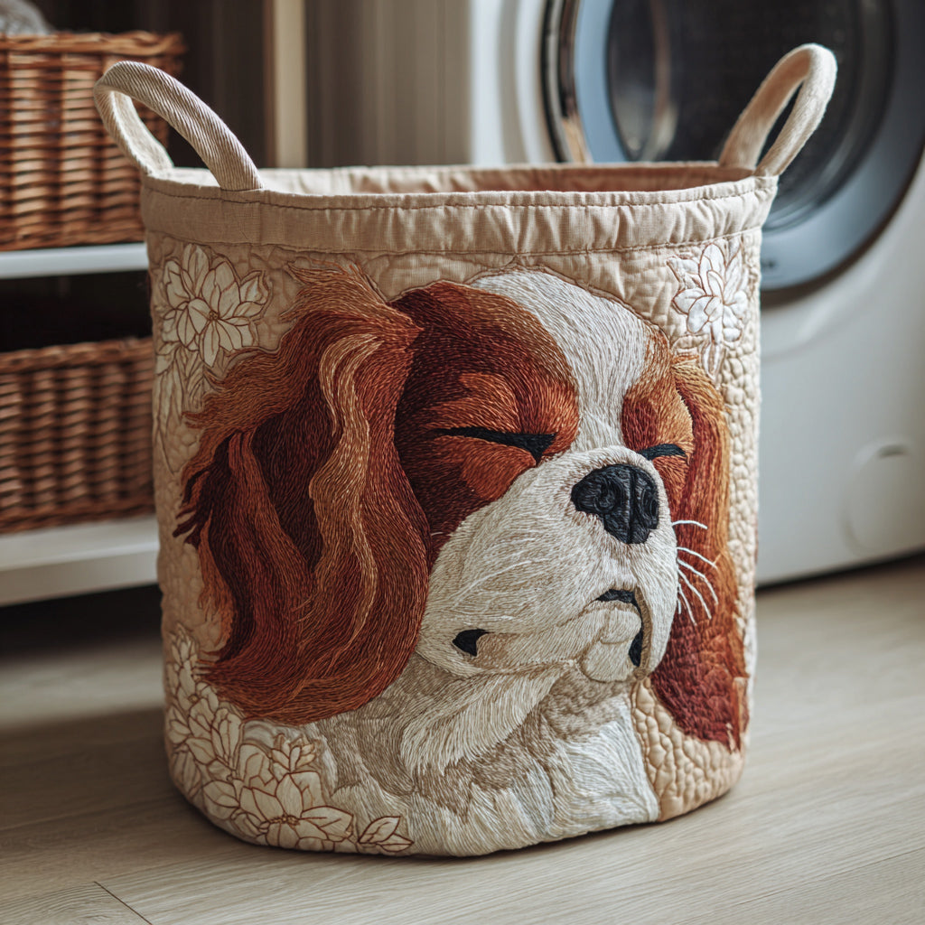 Cavalier King Charles Laundry Basket