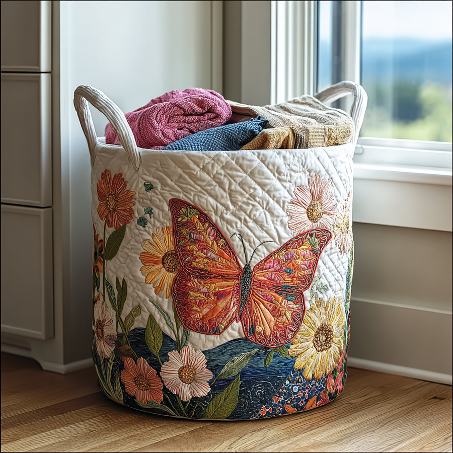 Colorful Beauty Quilted Basket