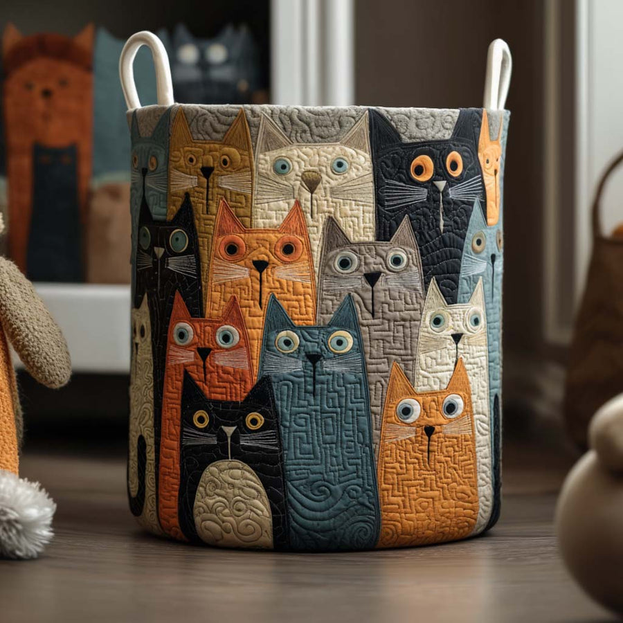 Colorful Spirit Quilted Basket