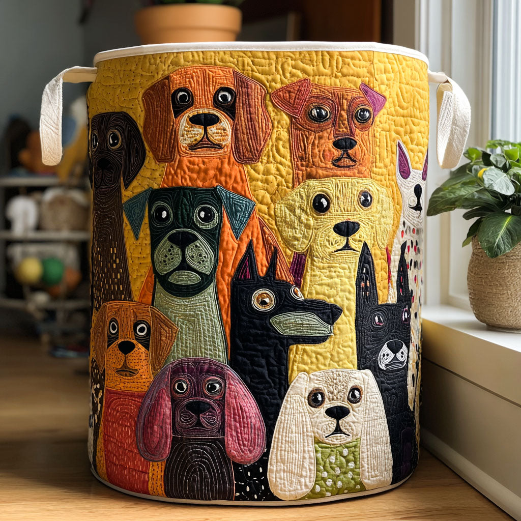 Dog Magic Quilted Basket