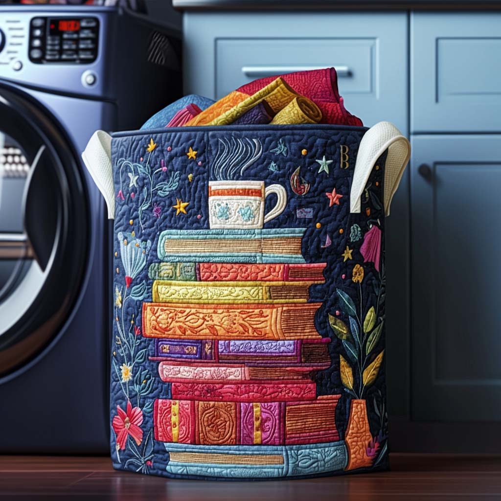 Dreamy Pages Quilted Basket