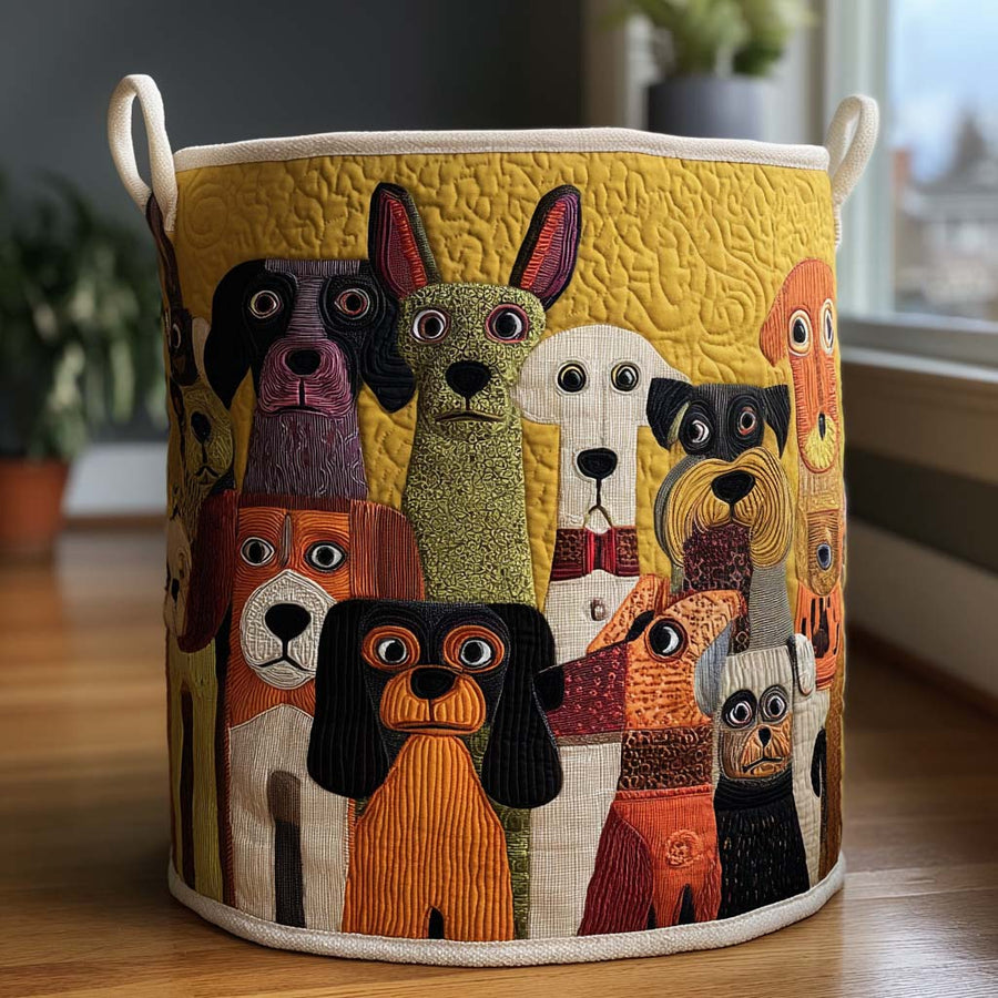 Fantasy Dogs Laundry Basket