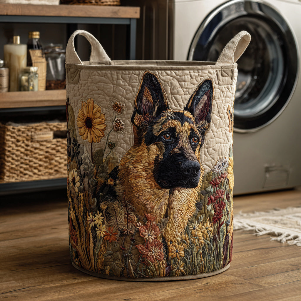 German Shepherd II Laundry Basket