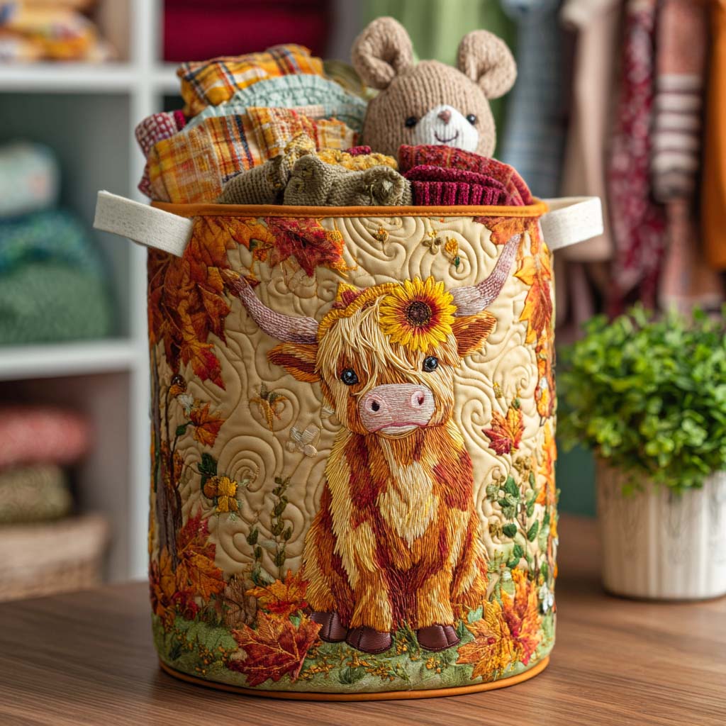 Highland Meadow Quilted Basket
