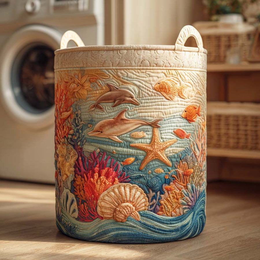 Sea Breeze Quilted Basket
