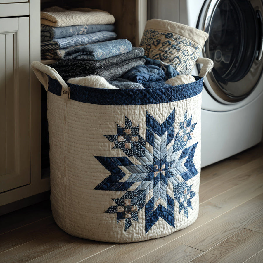 Snowflake Quilted Basket