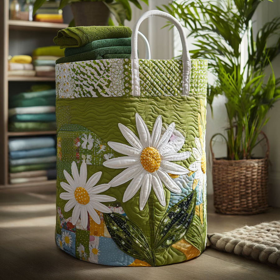 Sunny Stems Quilted Basket