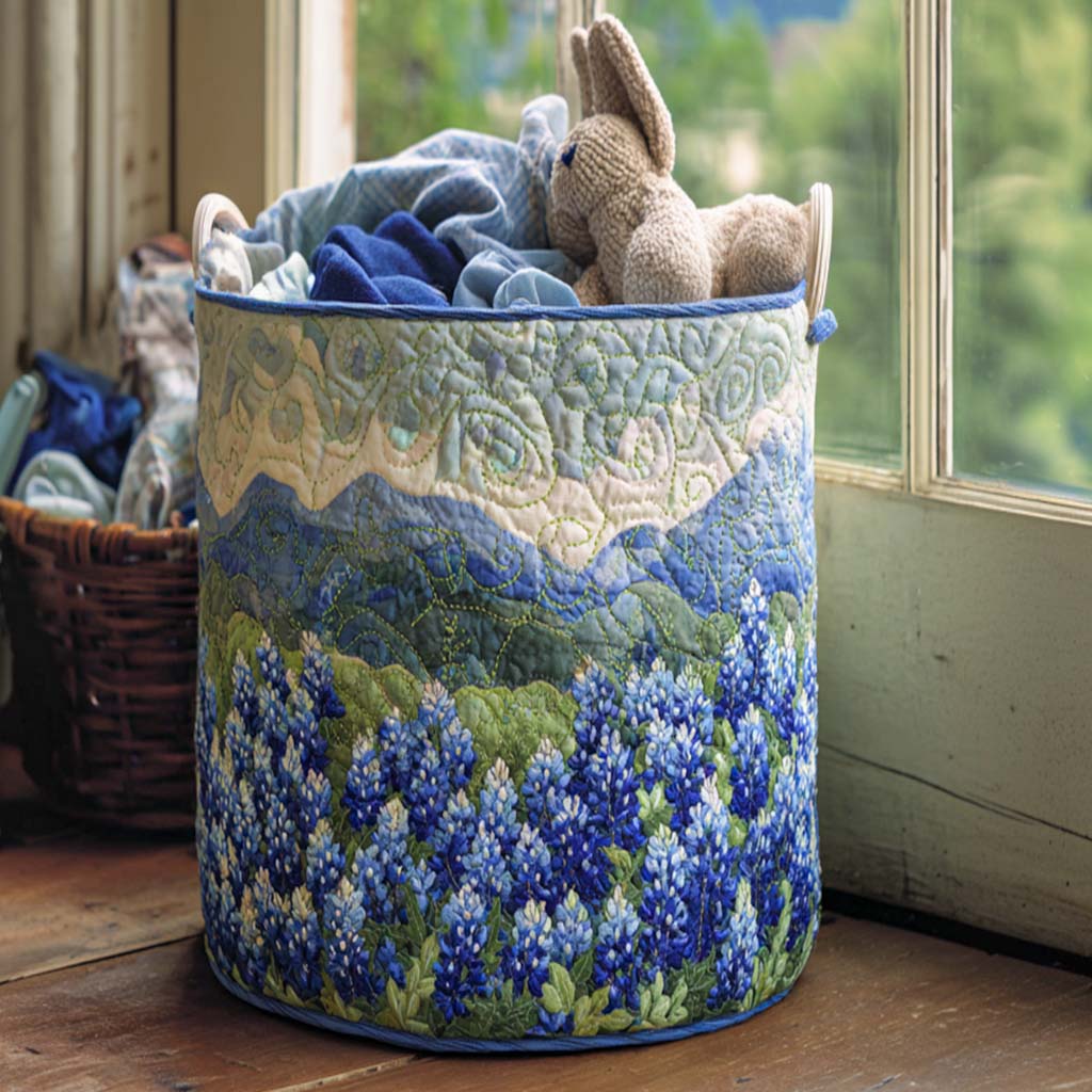 Texas Spring Quilted Basket