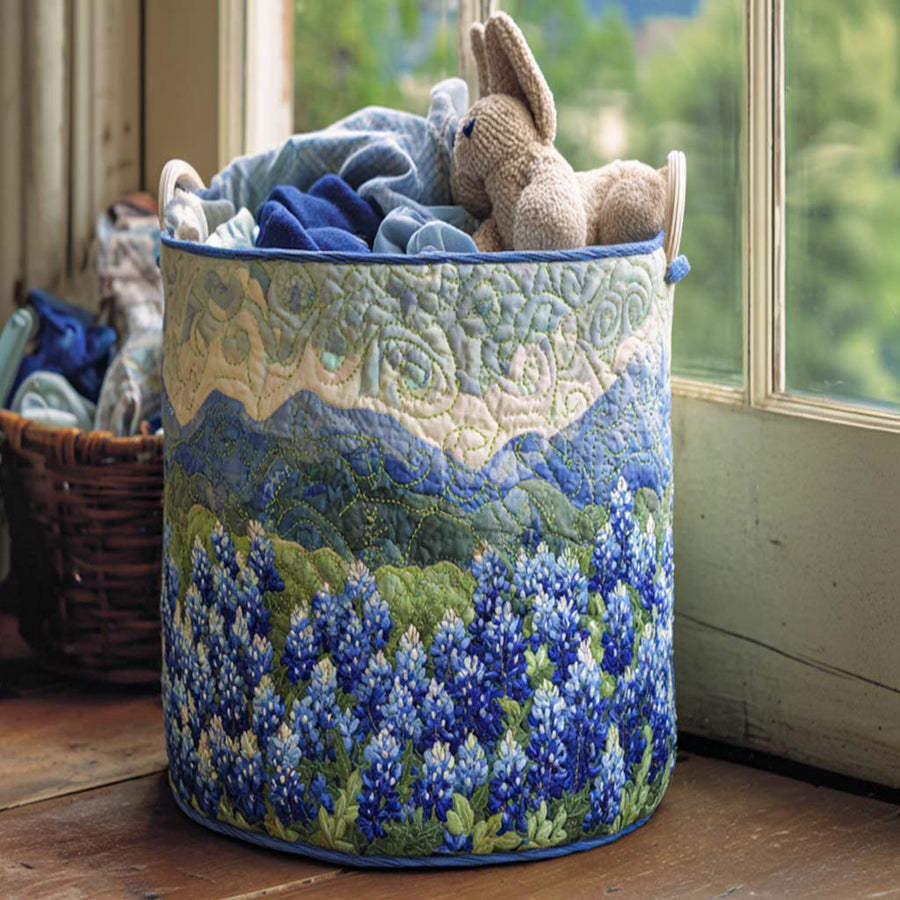 Texas Spring Quilted Basket