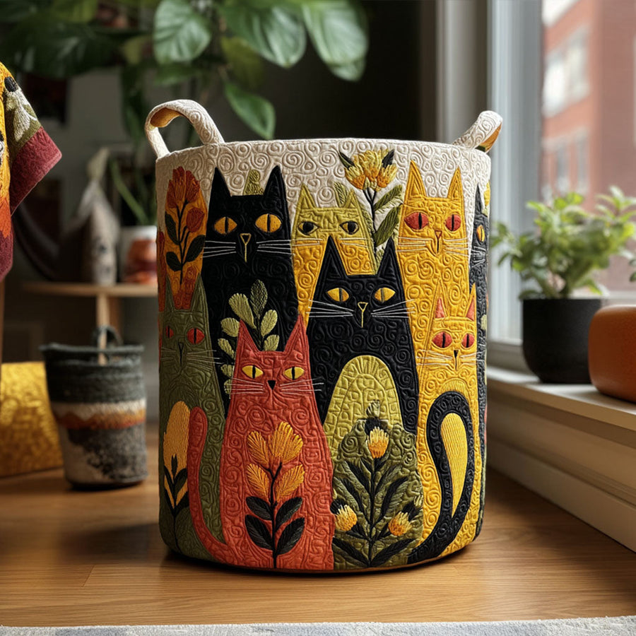 Whisker Corner Quilted Basket