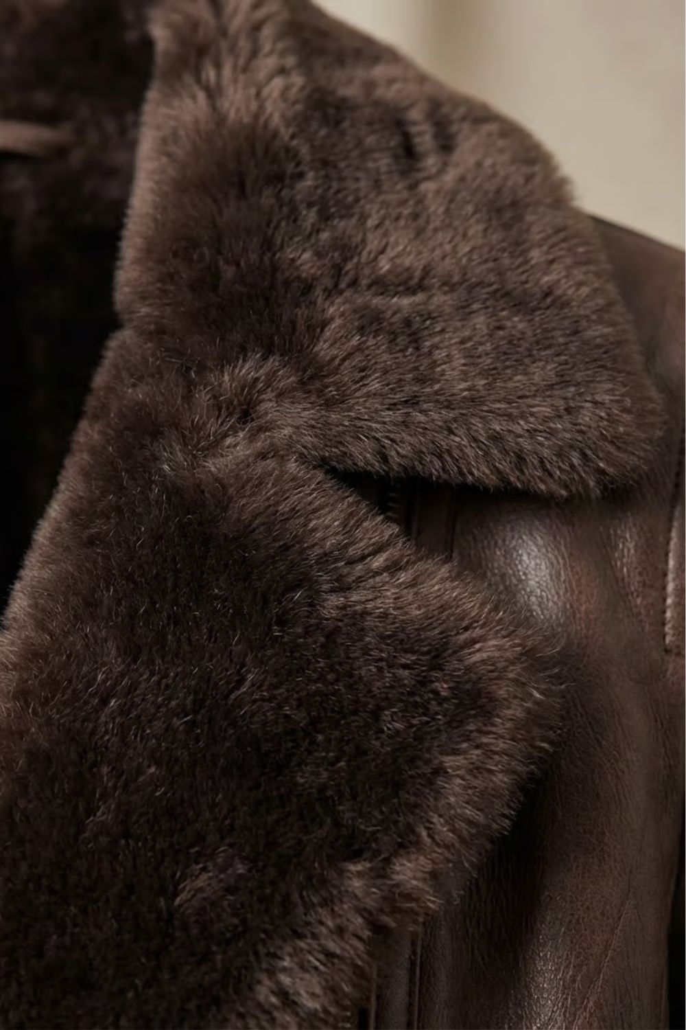 Ravella | Women's Shearling-lined Elegance Leather Jacket
