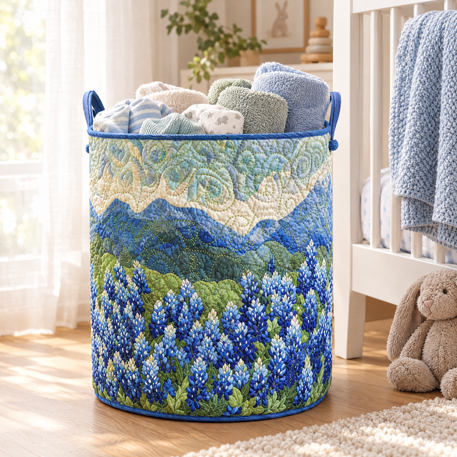 Texas Spring Quilted Basket