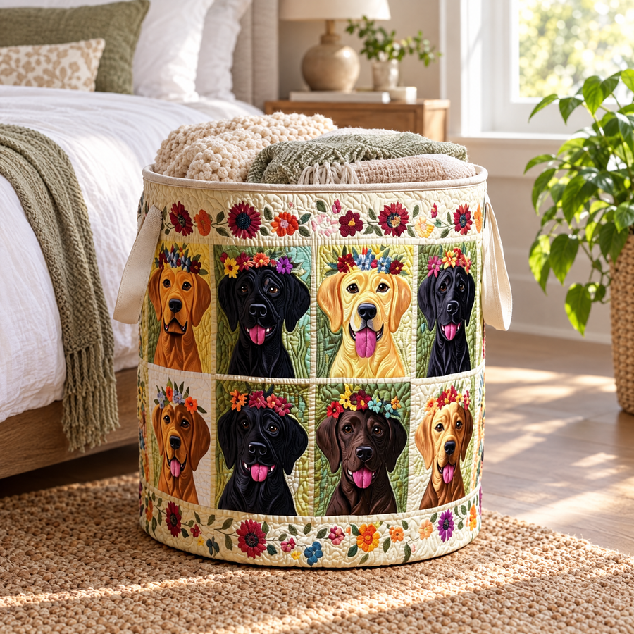 Labrador Laundry Basket