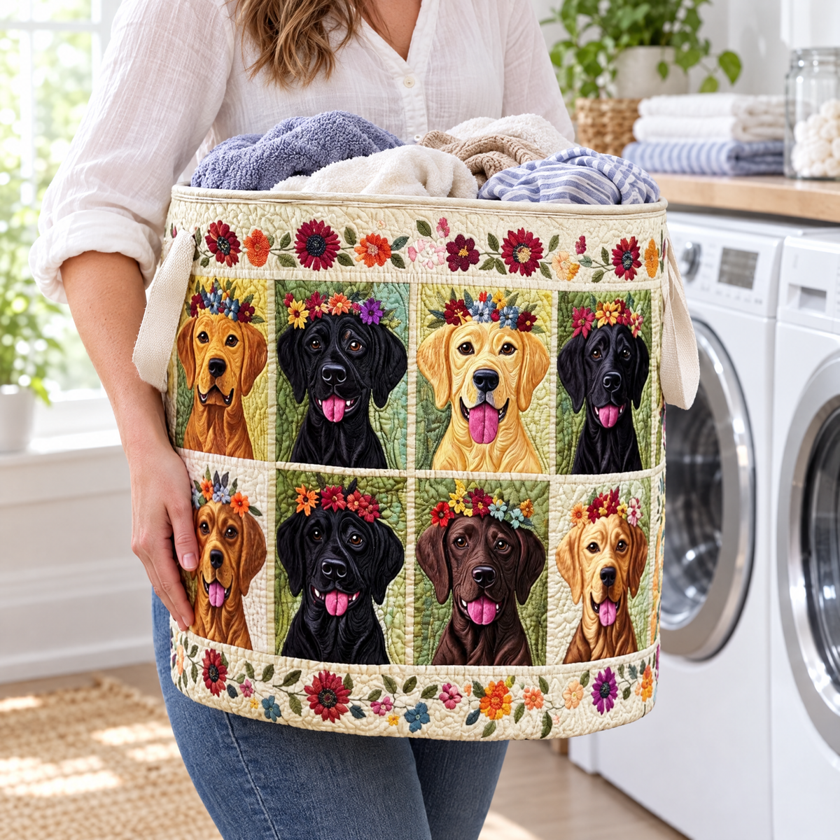 Labrador Quilted Basket