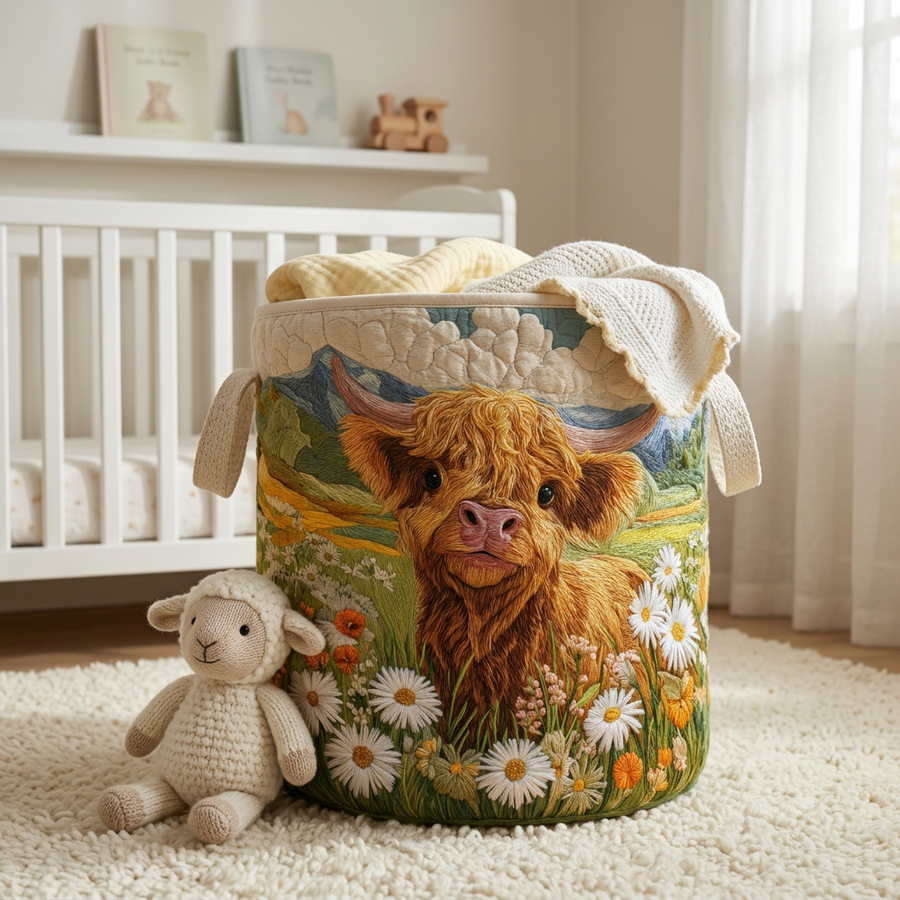 Blooming Highlands Quilted Basket