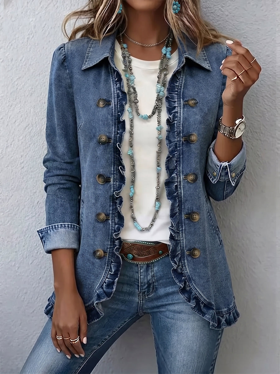 Ruffelle | Women's Ruffled Jacket