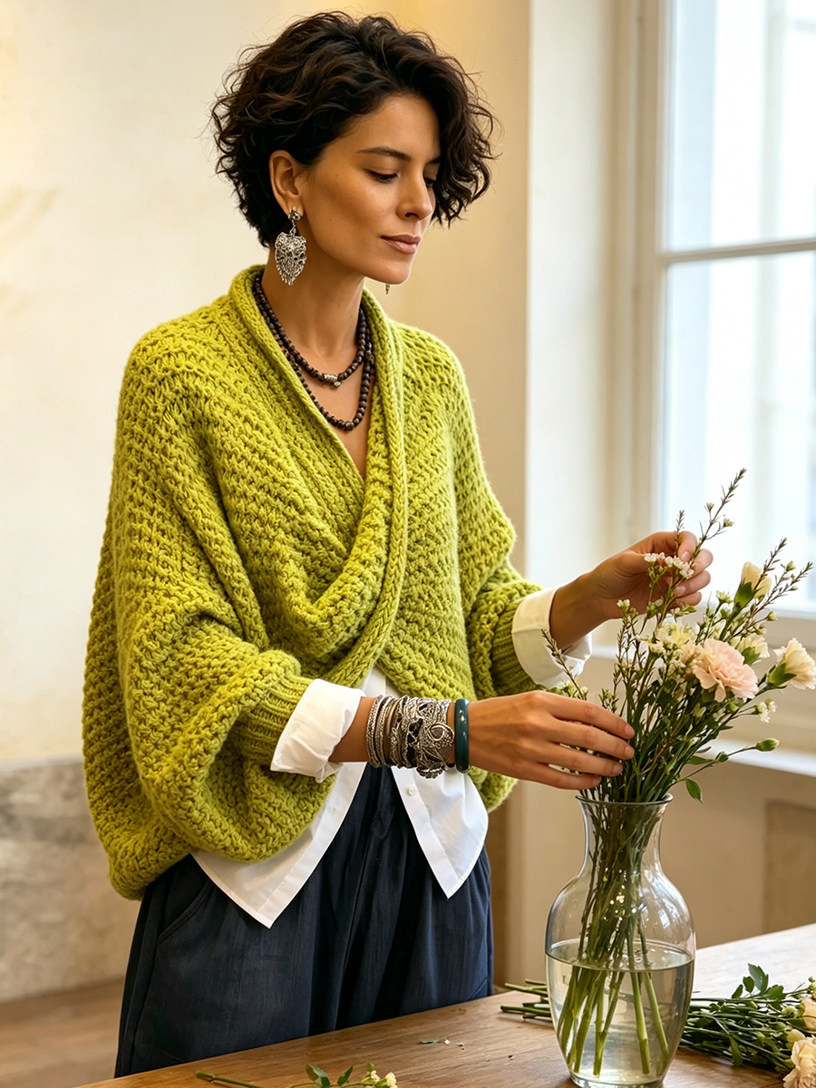 Lorelei™ Batwing Crossover Sweater