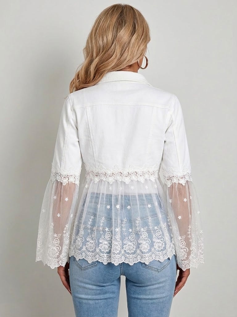 Sunnelace | Women's Lace-Panel Jacket